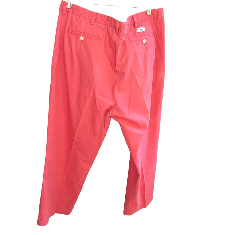 Vineyard Vines Breaker Pants Cotton Casual Coral Pink Nantucket Red Mens 42x30 - Picture 2 of 8